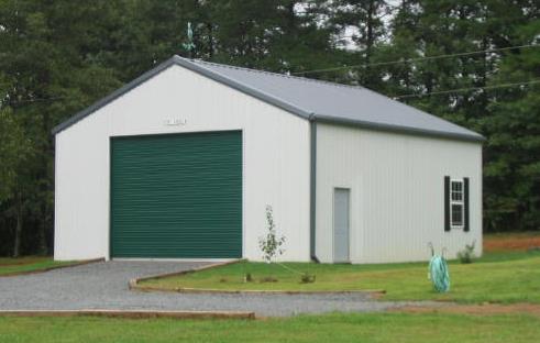 Gable steel building